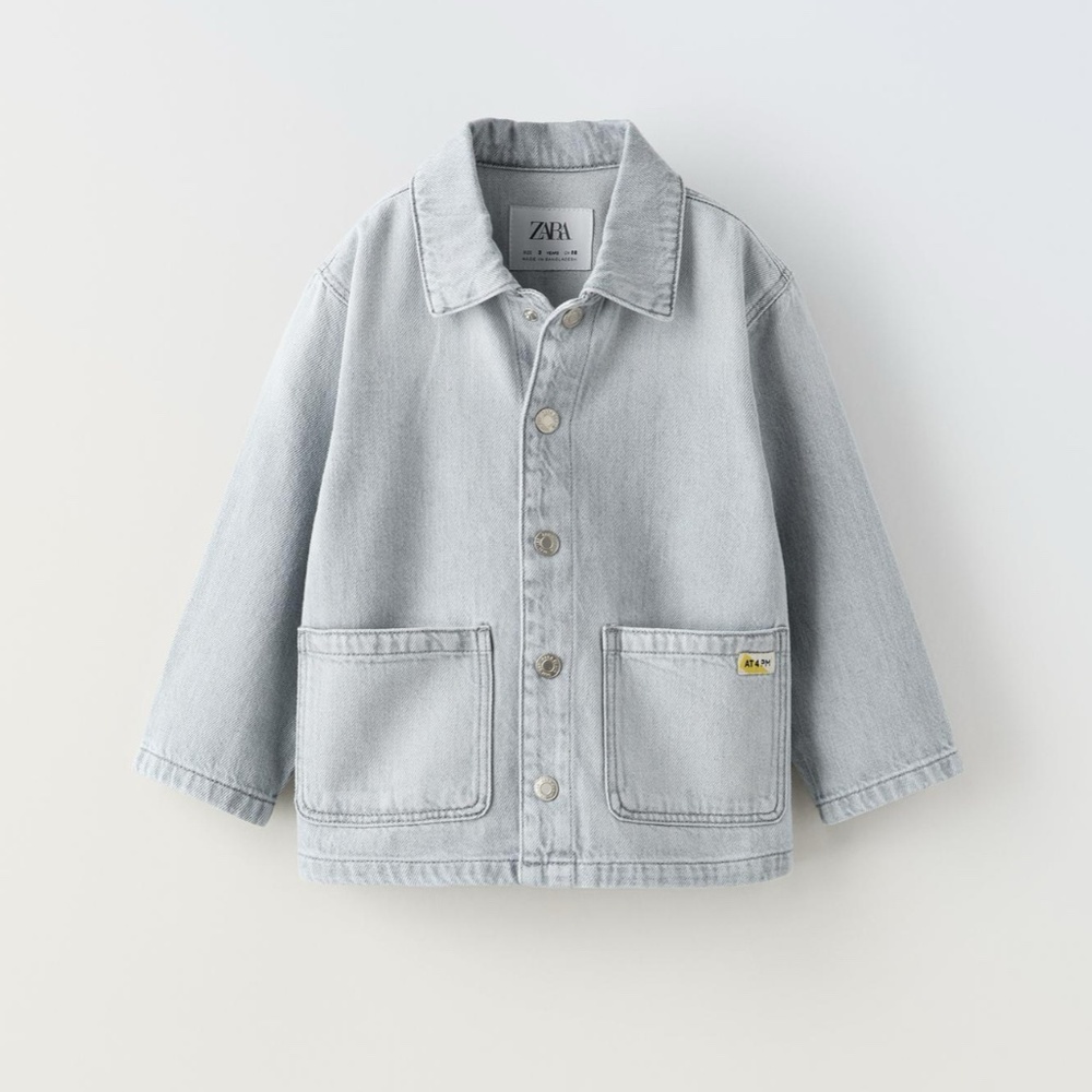 Zara Kids Denim Overshirt Size 3